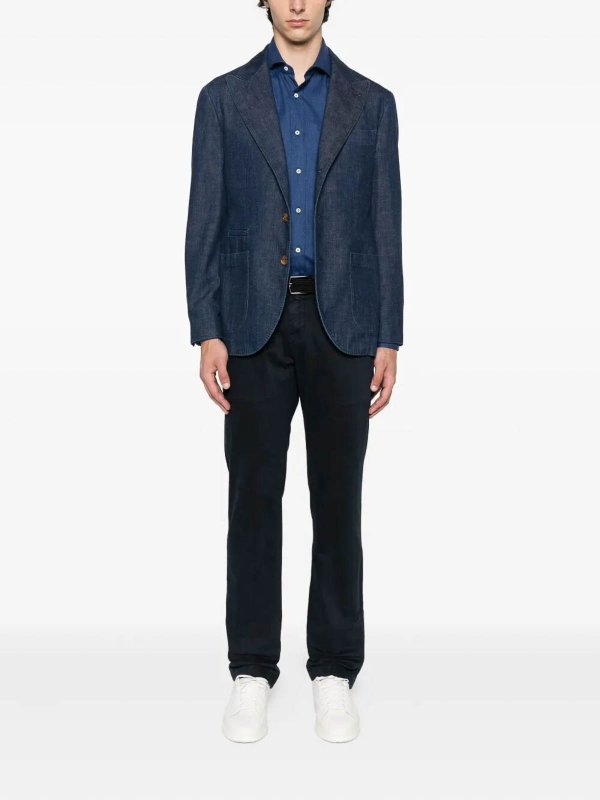 BRUNELLO CUCINELLI: Chemises online - Chemise - Bleu