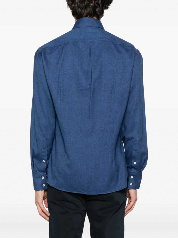 Chemise - Bleu shop online: BRUNELLO CUCINELLI