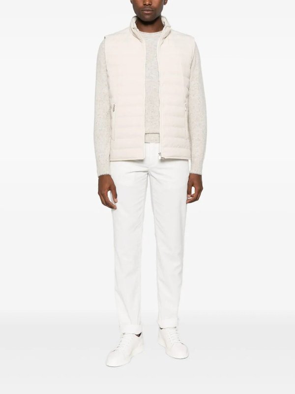 BRUNELLO CUCINELLI: Vestes-rembourrees online - Blouson Rembourré - Blanc