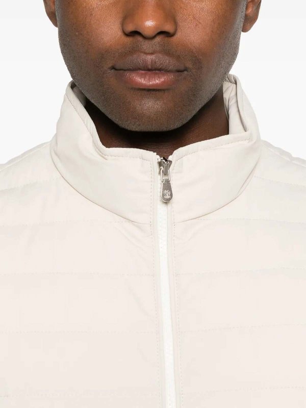 Blouson Rembourré - Blanc shop online: BRUNELLO CUCINELLI