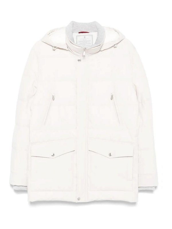 BRUNELLO CUCINELLI: casual jackets - Padded Jacket With Detachable Hood