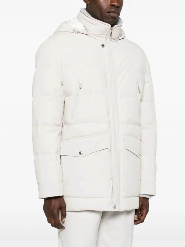 The Best Shops BRUNELLO CUCINELLI: Padded Jacket With Detachable Hood