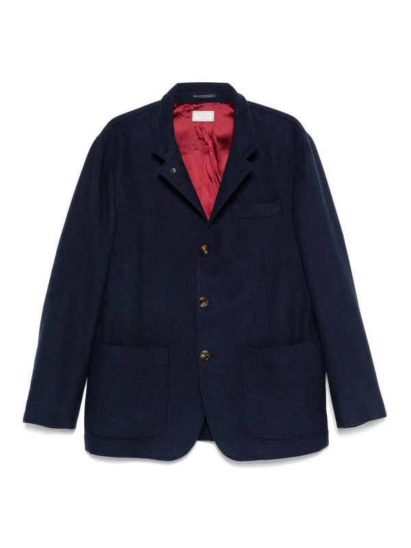 BRUNELLO CUCINELLI: Vestes de costume - Blazer - Bleu