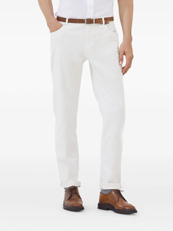 The Best Shops BRUNELLO CUCINELLI: straight leg jeans - Lightweight Denim Pants