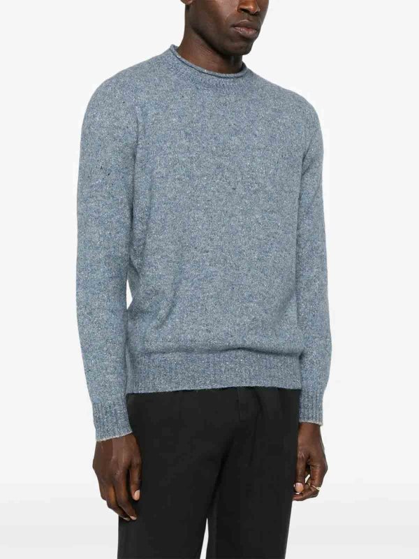 The Best Shops BRUNELLO CUCINELLI: Suéteres con cuello pico - Suéter Cuello Redondo - Blanco