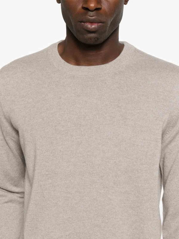 The Best Shops BRUNELLO CUCINELLI: Suéteres con cuello pico - Suéter Cuello Redondo - Negro