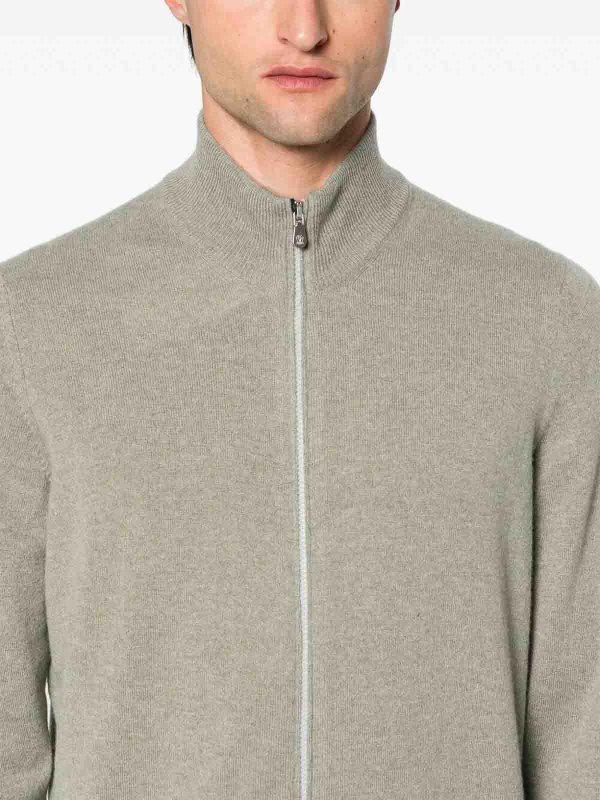 The Best Shops BRUNELLO CUCINELLI: cardigans - Zip-Front Cardigan
