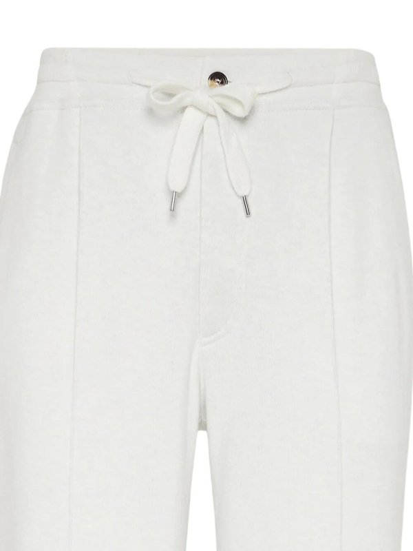 The Best Shops BRUNELLO CUCINELLI: Pantalons Décontractés - Crème