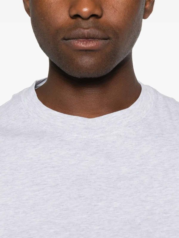 The Best Shops BRUNELLO CUCINELLI: T-shirts - T-Shirt - Gris Clair