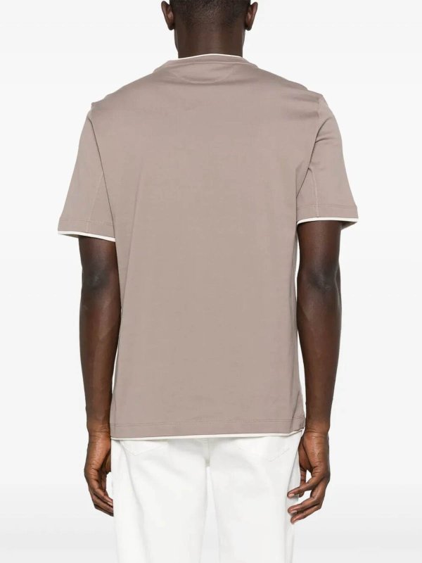 T-Shirt - Blanc shop online: BRUNELLO CUCINELLI