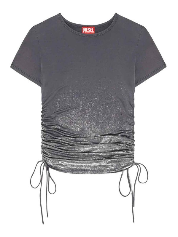 DIESEL: Camisetas - Camiseta - Gris