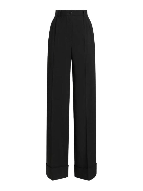DOLCE & GABBANA: Pantalons casual - Pantalons Décontractés - Noir