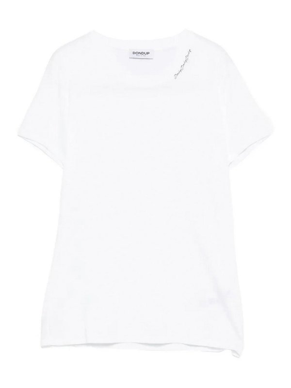 DONDUP: T-shirts - T-Shirt - Blanc