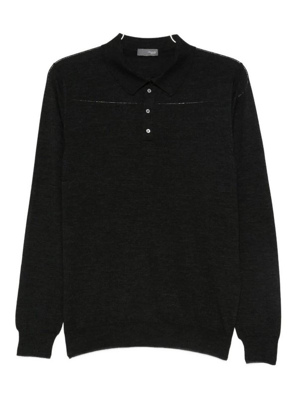 DRUMOHR: polo shirts - Long Sleeve Polo