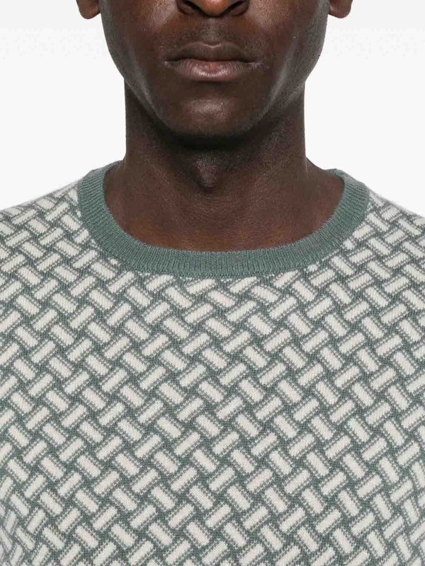 Rundhalspullover - Grün shop online: DRUMOHR