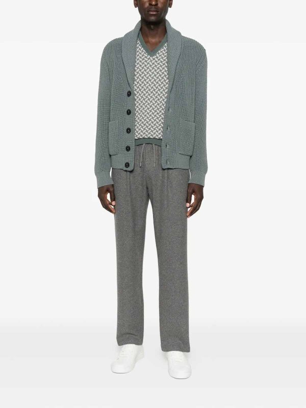 DRUMOHR: crew necks online - Long Sleeve V-Neck Sweater