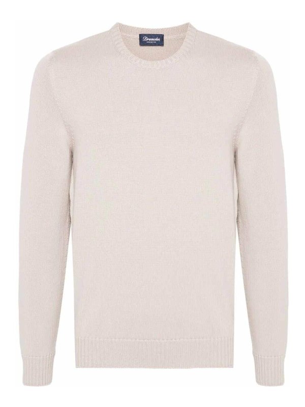 DRUMOHR: crew necks - Long Sleeve Crew-Neck Sweater