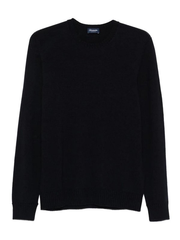 DRUMOHR: crew necks - Long Sleeve Crew-Neck Sweater