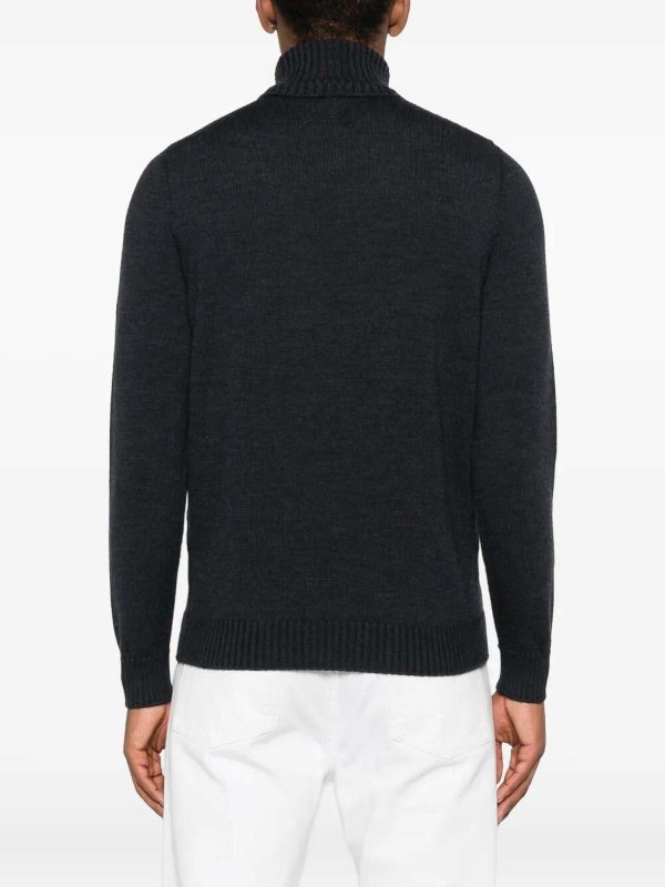 DRUMOHR: crew necks online - Long Sleeve Turtle-Neck Sweater