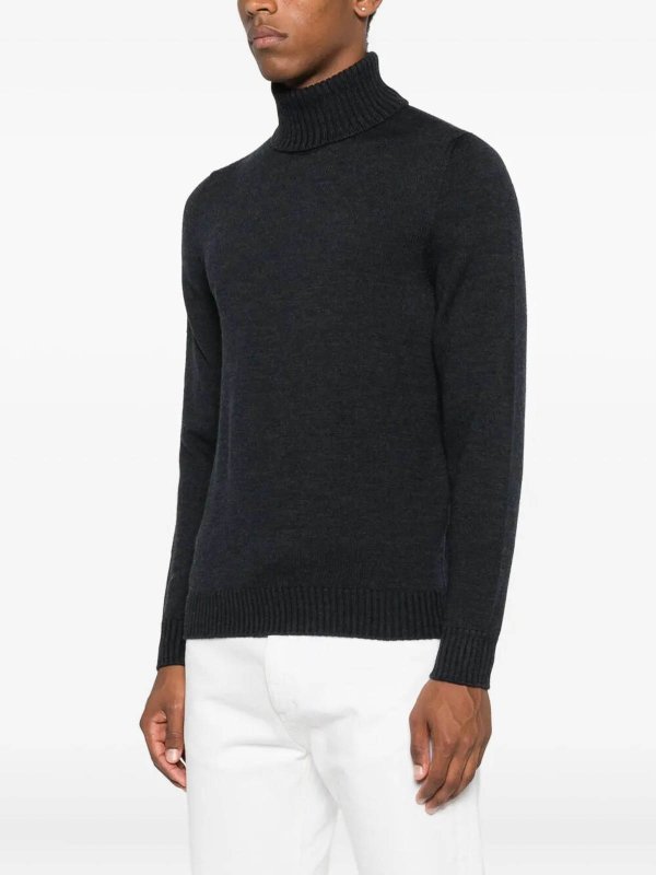 The Best Shops DRUMOHR: crew necks - Long Sleeve Turtle-Neck Sweater