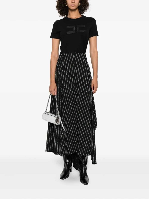 ELISABETTA FRANCHI: maglia collo rotondo online - Maglione