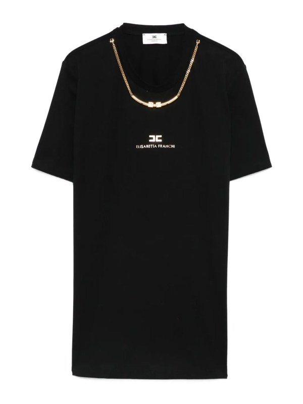 ELISABETTA FRANCHI: クルーネック - クルーネック - 黒