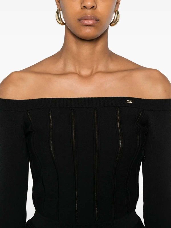 The Best Shops ELISABETTA FRANCHI: crew necks - Tricot Sweater