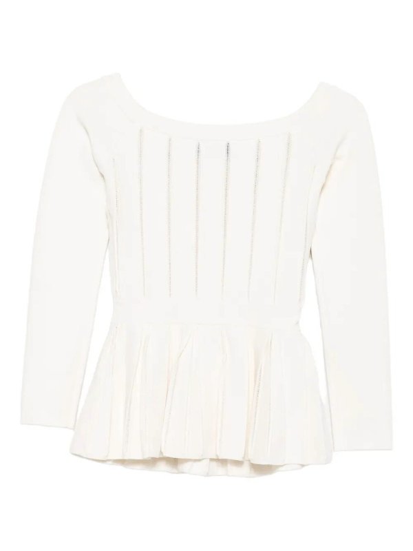 ELISABETTA FRANCHI: maglia collo rotondo online - Maglione tricot