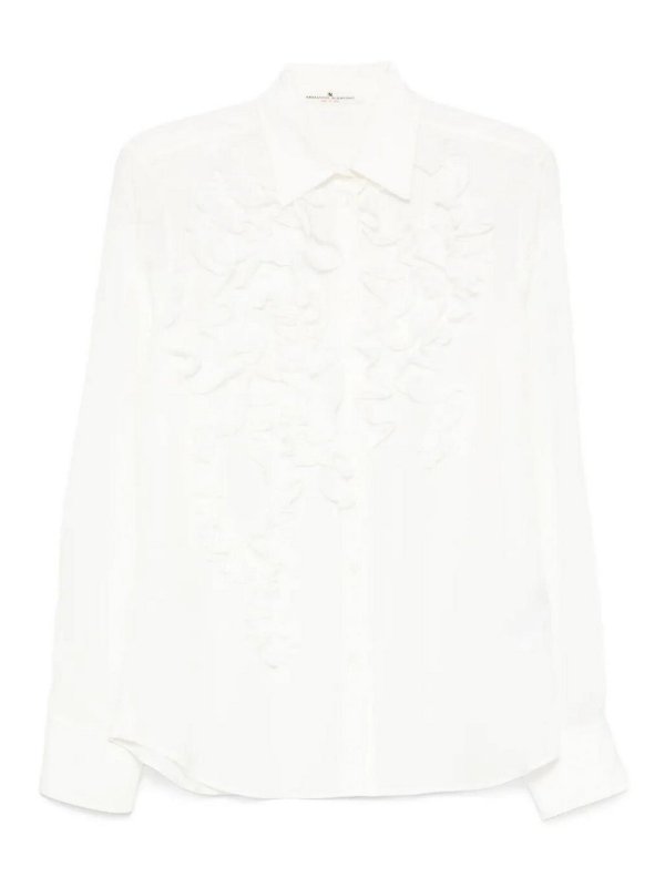 ERMANNO SCERVINO: Chemises - Chemise - Blanc
