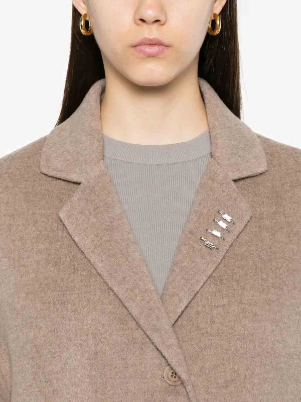 The Best Shops ERMANNO SCERVINO: Abrigos cortos - Abrigo Corto - Gris