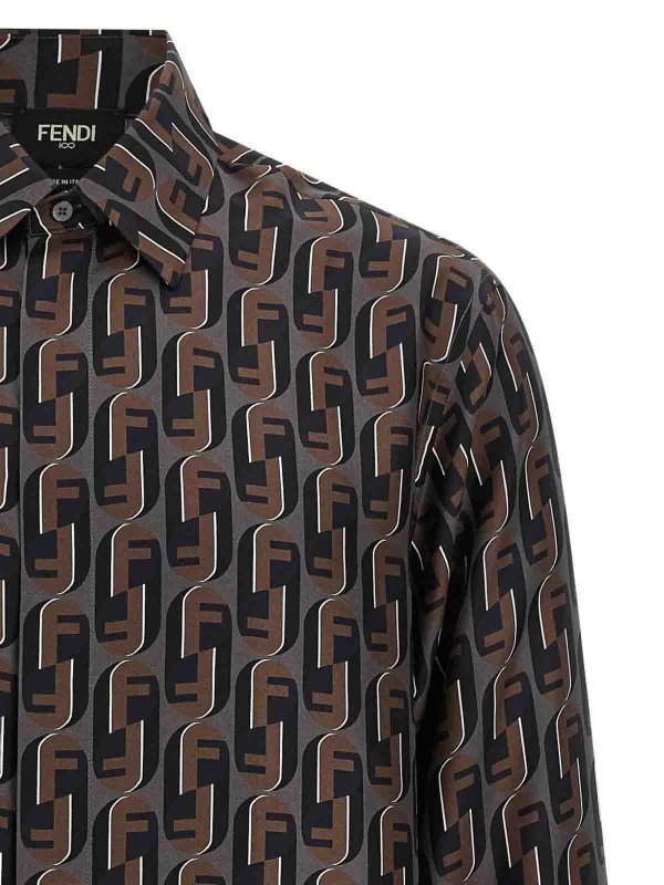 The Best Shops FENDI: shirts - Shirt Silk `Nity`