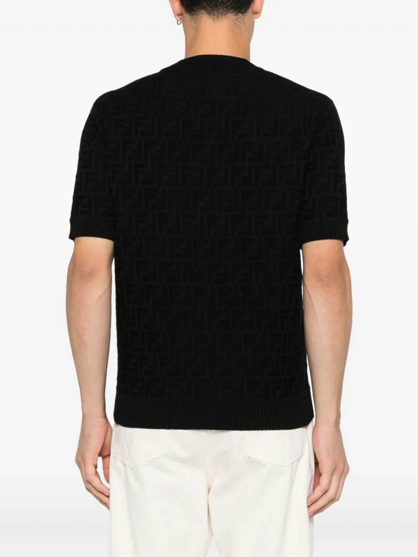 ` Zucca Allover` Crew-Neck Sweater shop online: FENDI