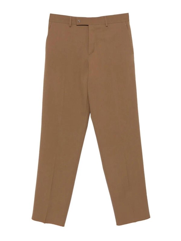 FENDI: casual trousers - Wool Gabardine Pants