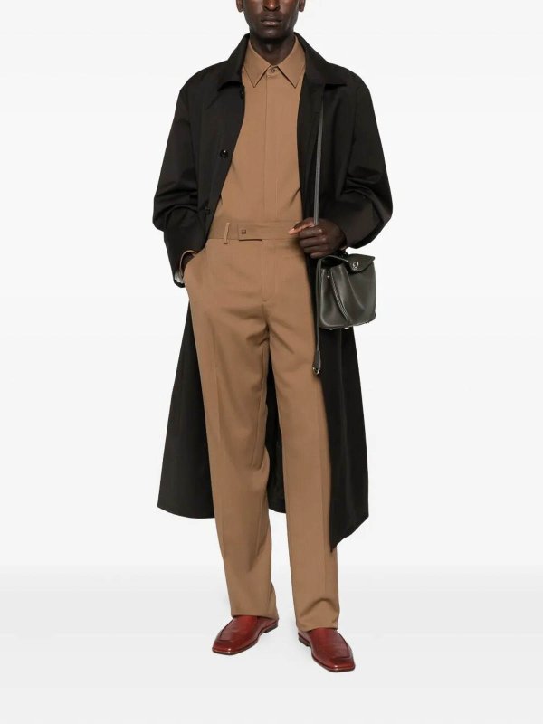 FENDI: casual trousers online - Wool Gabardine Pants