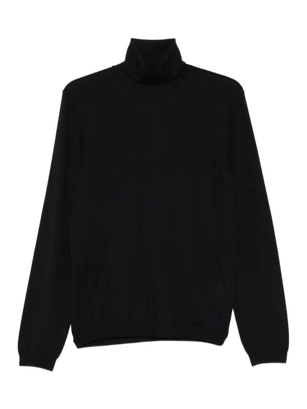 GIORGIO ARMANI: Suéteres con cuello pico - Suéter Cuello Redondo - Azul Claro