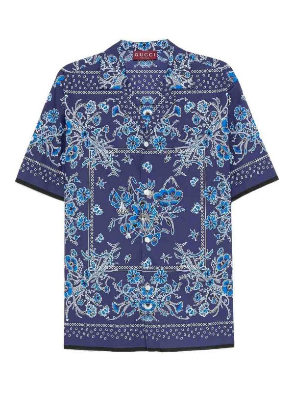 GUCCI: shirts - `Disco` Bowling Shirt
