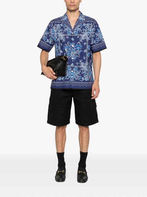 GUCCI: shirts online - `Disco` Bowling Shirt