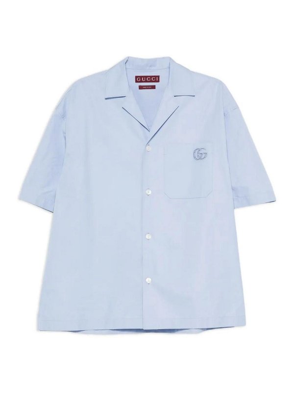 GUCCI: shirts - Heavy Cotton Popeline Shirt