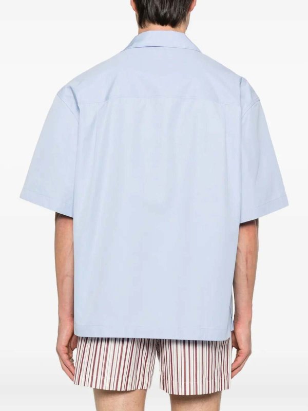 Heavy Cotton Popeline Shirt shop online: GUCCI