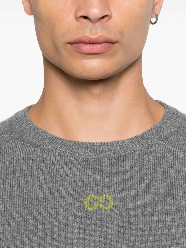 GUCCI buy online Long Sleeve Crew-Neck Cashmere Sweater