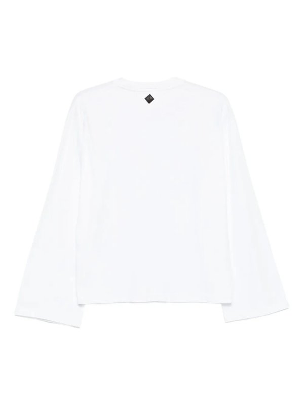 HAIKURE: Strickpullover mit Rundhalsausschnitt online - Rundhalspullover - Weiß