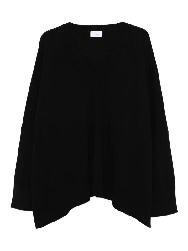 MALO: Vネック - Vネック - 黒