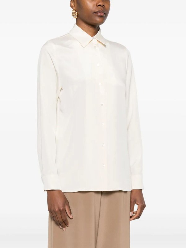 The Best Shops Max Mara: Camisas - Camisa - Crema