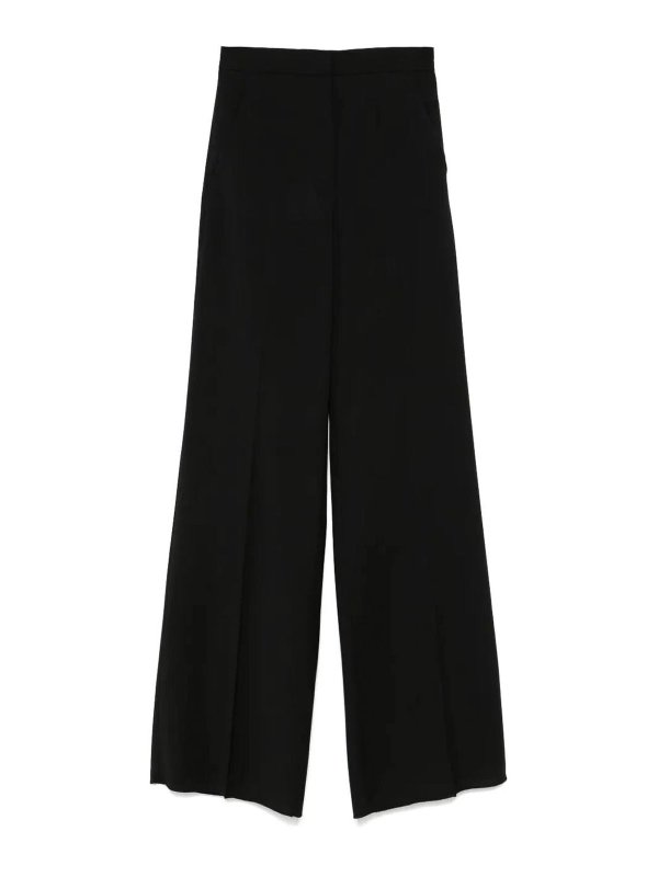 Max Mara: Pantalones casual - Pantalón Casual - Negro