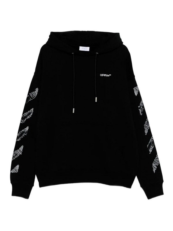 OFF-WHITE: Sweatshirts & Pulls - Sweat-Shirts - Noir