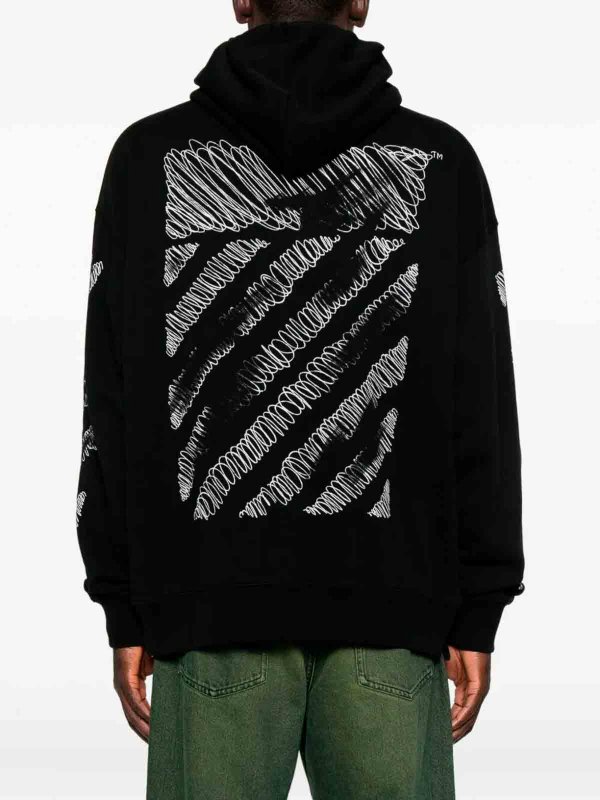 OFF-WHITE: Sweatshirts & Pulls online - Sweat-Shirts - Noir