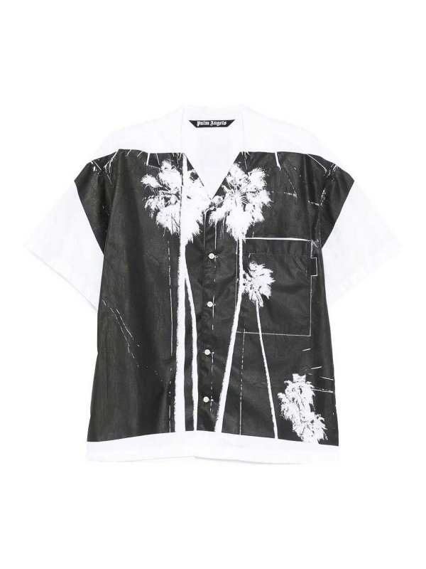 Palm Angels: camicie - Shirt da bowling `DEC Palm Culture 