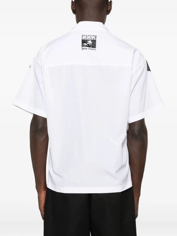 The Best Shops Palm Angels: camicie - Shirt da bowling `DEC Palm Culture 