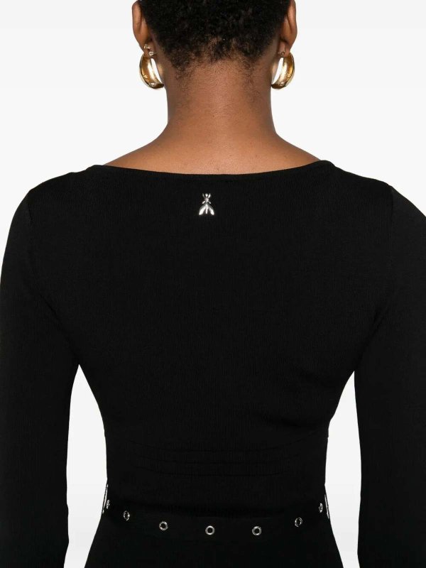 Knielanges Kleid - Schwarz shop online: PATRIZIA PEPE