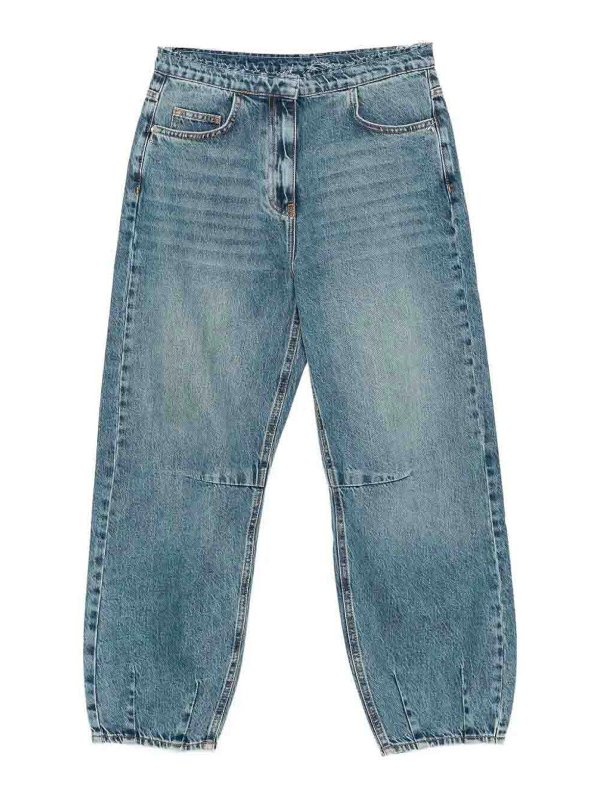 PATRIZIA PEPE: Casual Hosen - Casual Hose - Jeansblau
